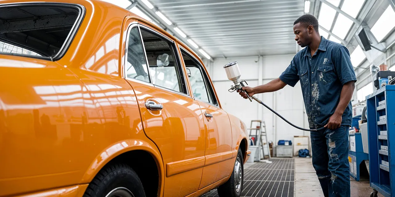 How to properly prepare a car for painting?